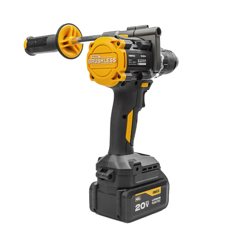 Дрель-шуруповерт Runtec RT-ID226, ударная, аккумуляторная, PRO 13 мм, 20В, 2*4Ач, 160Нм