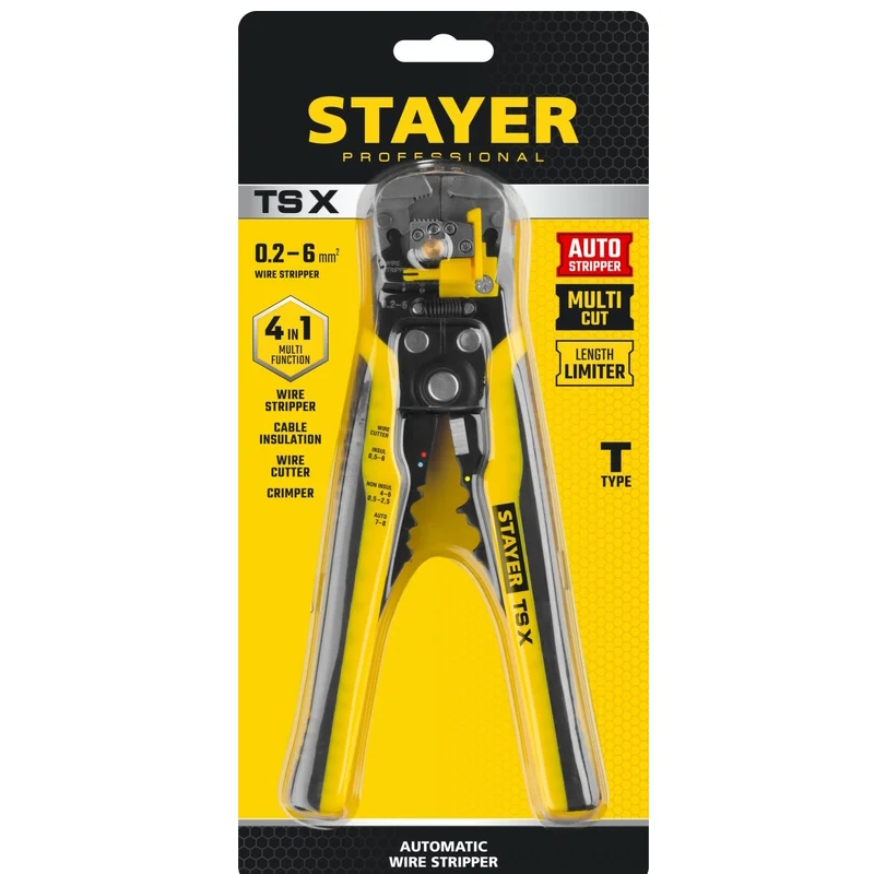 Стриппер автоматический многофункциональный Stayer TS-X 22655, 0.2 - 6 мм2