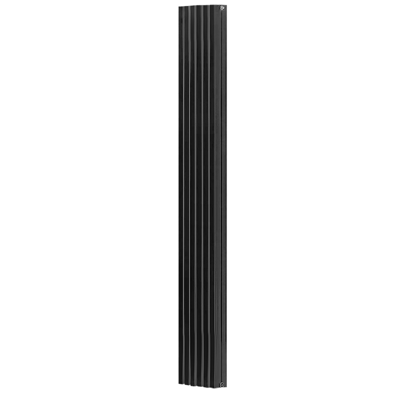 Радиатор Stout Tonale 2000 SRA-2120-20000706, 6 секций, алюминиевый, универсальное подключение, цвет 2748 cod.07 черный в Ярославле