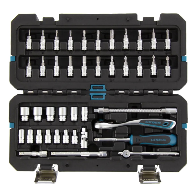 Набор инструментов Gross 14146 (1/4", CrV, 120 зубьев, 42 предмета) в Твери