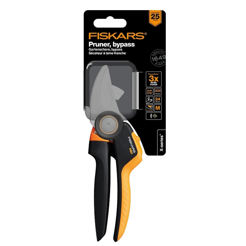 Секатор плоскостной Fiskars Xseries PowerGear M P921 1057173