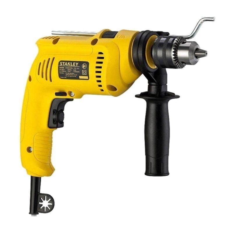 Дрель ударная Stanley SDH600-RU, 600 Вт, ключевой патрон в Переславле