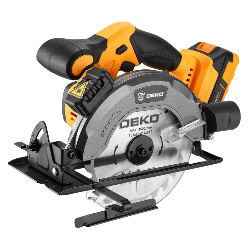 Циркулярная пила аккумуляторная Deko DKCS20 063-4210 (20В, 165 мм, 2*2.0Ач) в Коврове