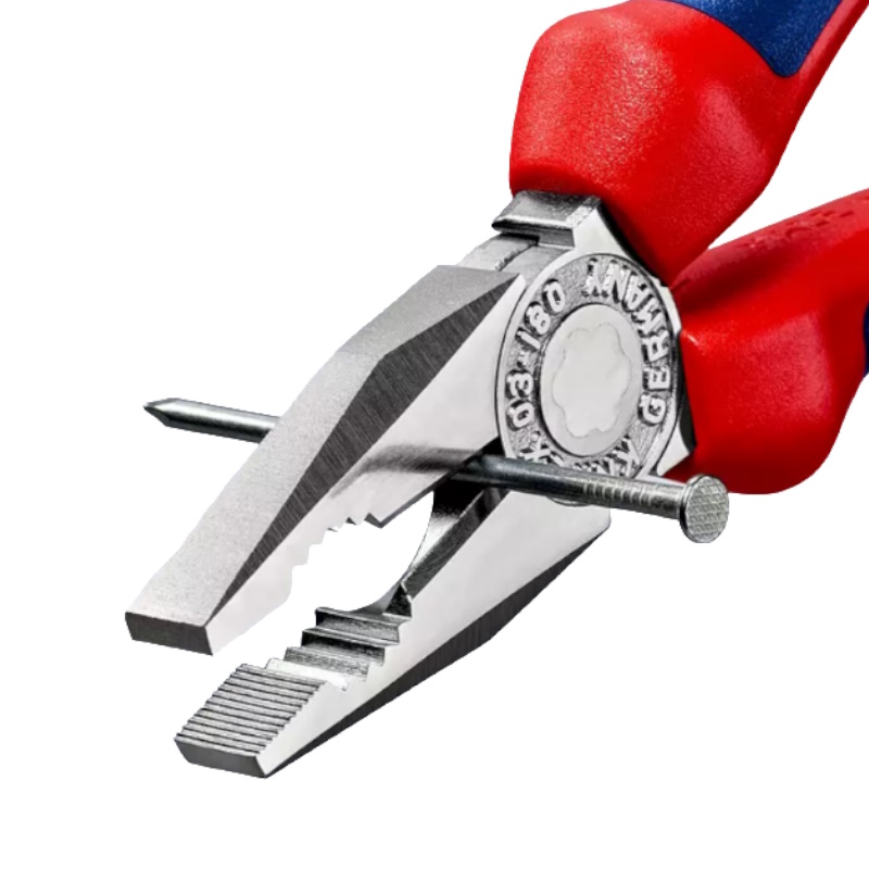 Плоскогубцы комбинированные Knipex KN-0305180SB, 180 мм, хром, 2-комп ручки, SB в Туле