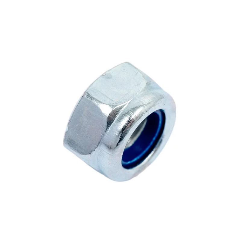Гайка Зубр 303586-08 DIN 985 с нейлоновым кольцом, M8, 8 шт, кл. пр. 6, оцинкованная в Угличе