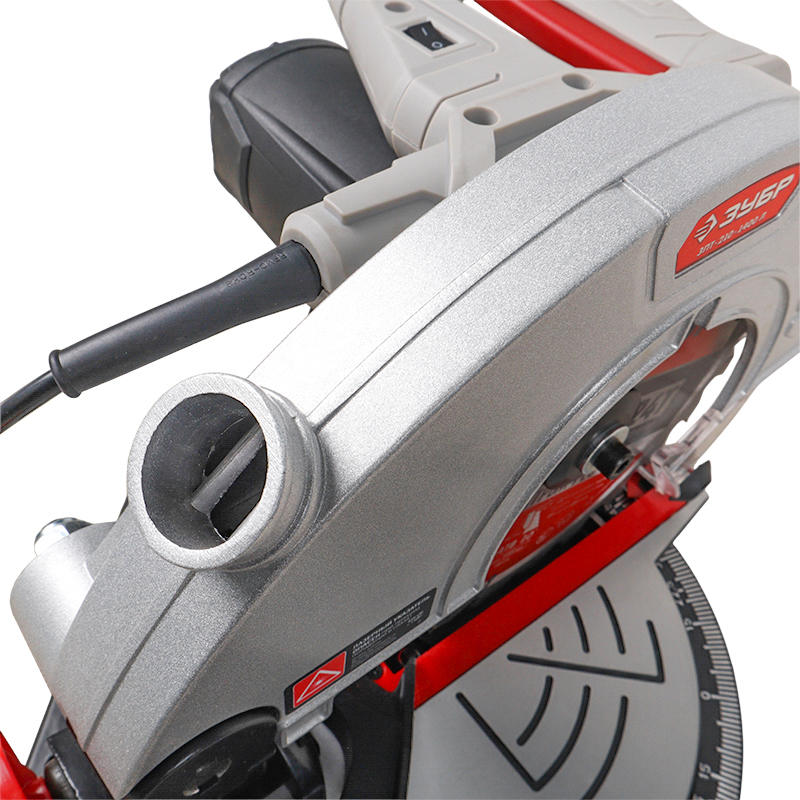 Торцовочная пила Зубр ЗПТ-210-1400 Л (электрическая, ширина пропила под углом 85-120 мм)