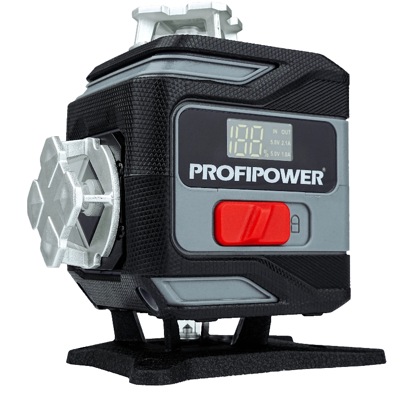 Лазерный нивелир ProfiPower NL-16G, 16 лучей,зеленый,акб Li-ion - 2шт.,пульт,кронштейн,З/У, c подъемным механизмом,сумка-чехол E0363 в Нижнем Новгороде
