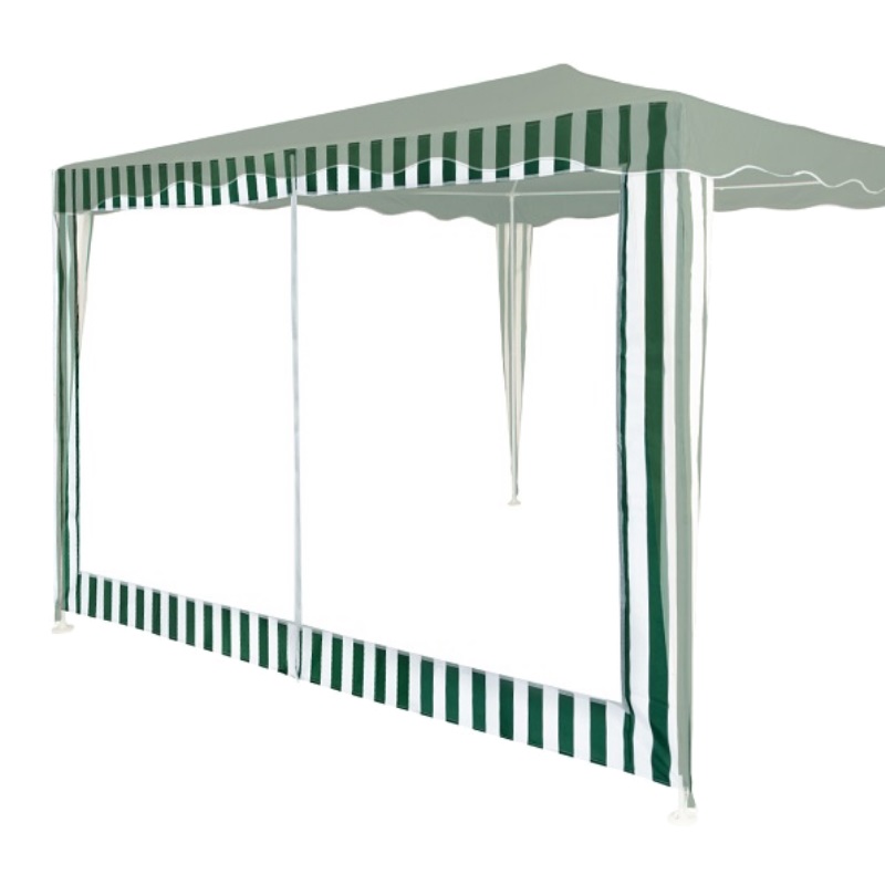 Стенка для садового тента Green Glade 4130 1,95х2,95 м, с москитной сеткой, полиэстер, зеленая в Муроме