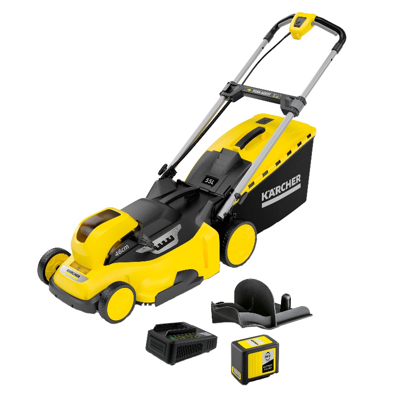Аккумуляторная самоходная газонокосилка Karcher LMO 36-46 1.444-470, Battery Set в Туле