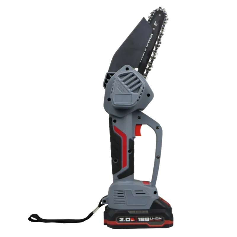 Пила цепная аккумуляторная ProfiPower MKGST-18V E0097, бесщеточная, 18 В, 2 шт АКБ Х 2.0Ач, шина 6", 37 звеньев, 2 шт - цепи
