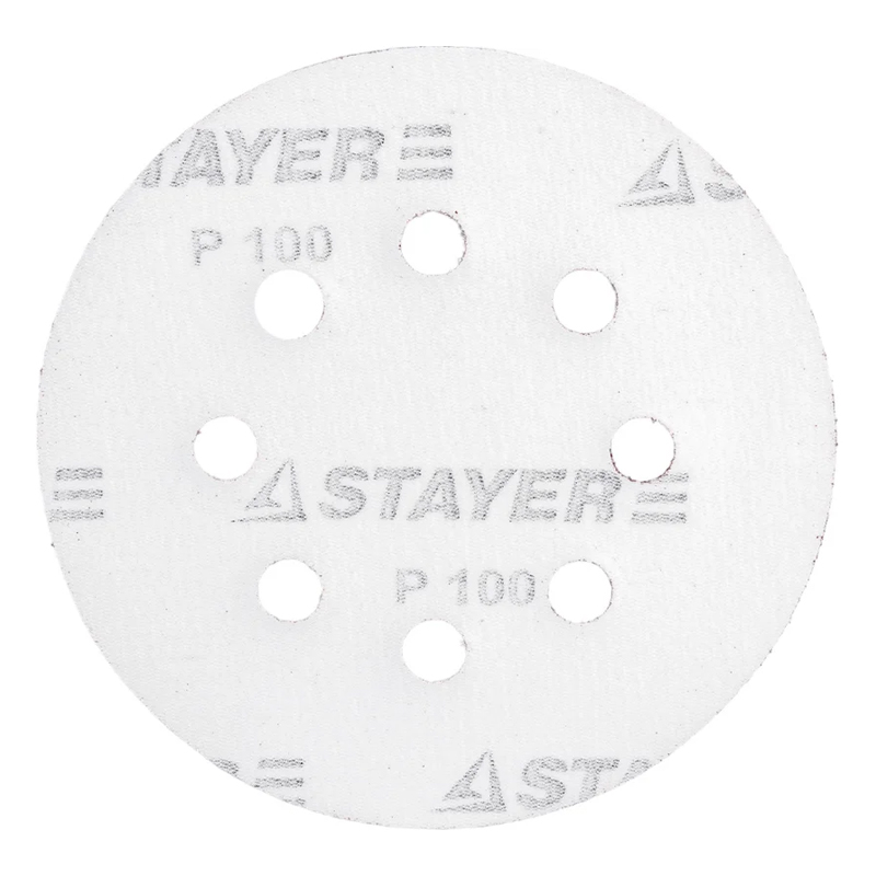 Шлифовальный круг Stayer 35452-125-100 (125 мм, Р100, 5 шт.)