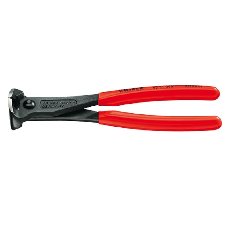 Кусачки торцевые Knipex KN-6801160, 160 мм, фосфатированные, обливные ручки  во Владимире