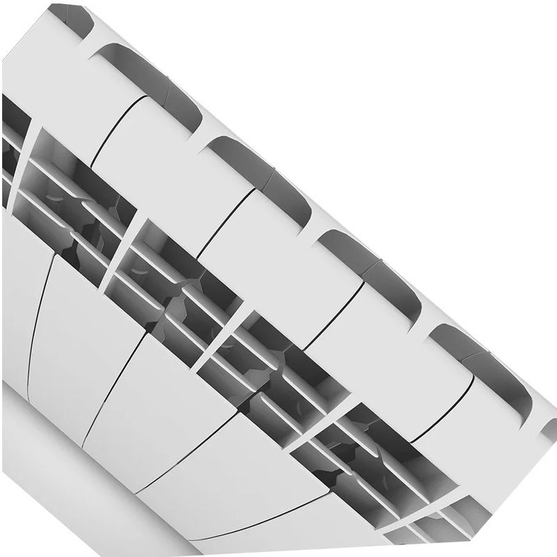 Алюминиевый радиатор Royal Thermo Biliner Alum 500, 10 секций, боковое подключение трубы в Рыбинске