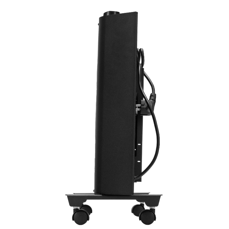 Конвектор электрический Denzel XCE-2000B 98129, 230 В, 2000 Вт, черный, сушилка, колеса, Х-элемент в Туле