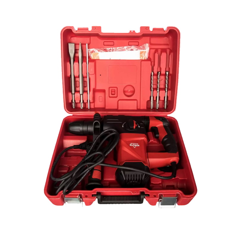 Перфоратор Elitech П 1132ЭМ 183680 в кейсе, с виброзащитой