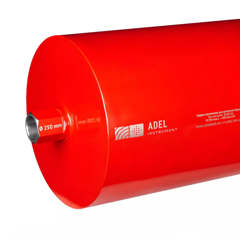 Коронка алмазная Adel Instrument TopStrike 00-00016239 250x450 19 сегментов 114 25124₽