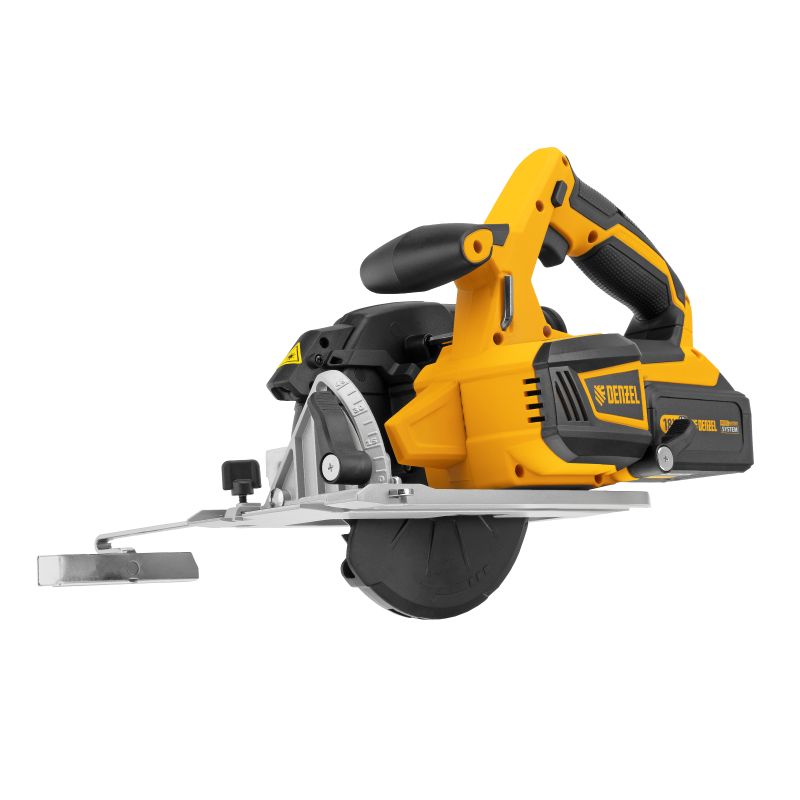 Пила циркулярная аккумуляторная бесщеточная Denzel CCS-165 27401 (18В Li-Ion, макс глубина пропила под углом 90° 52 мм) в Александрове