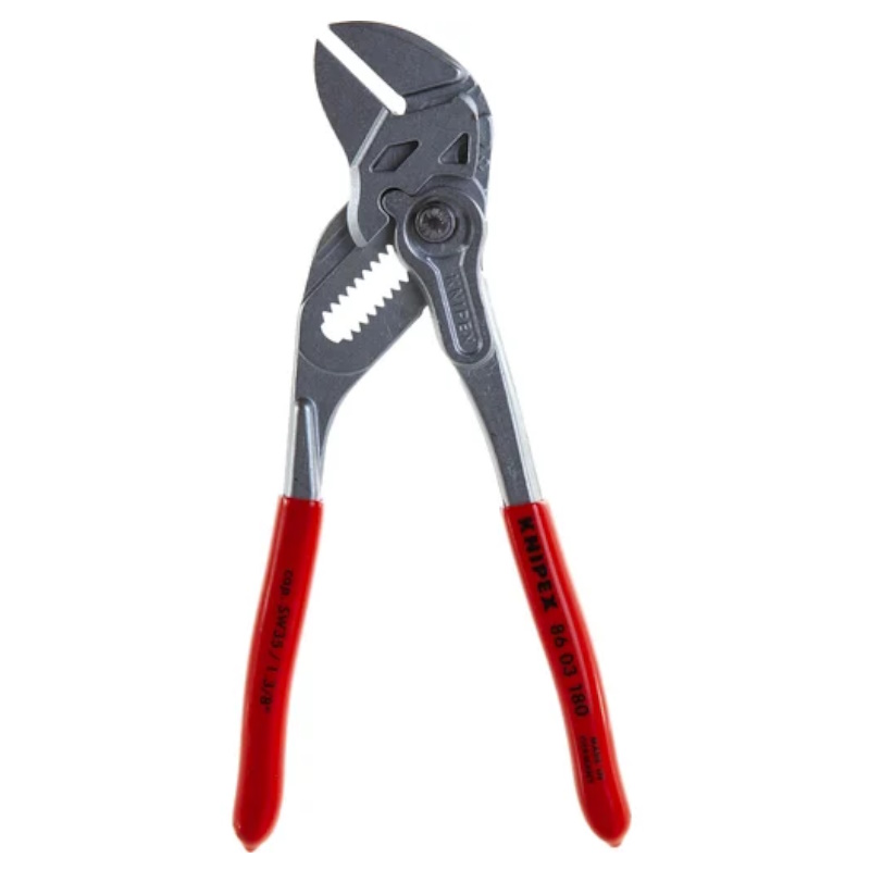 Клещи переставные-гаечный ключ Knipex KN-8603180SB, 40мм, хром, 1к ручки, держатель  в Вологде
