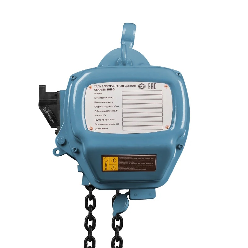 Таль электрическая цепная GEARSEN GHHBD 3060-03 T АБ-00015824, HHBD 3,0 т 6 м T-03 в Кинешме
