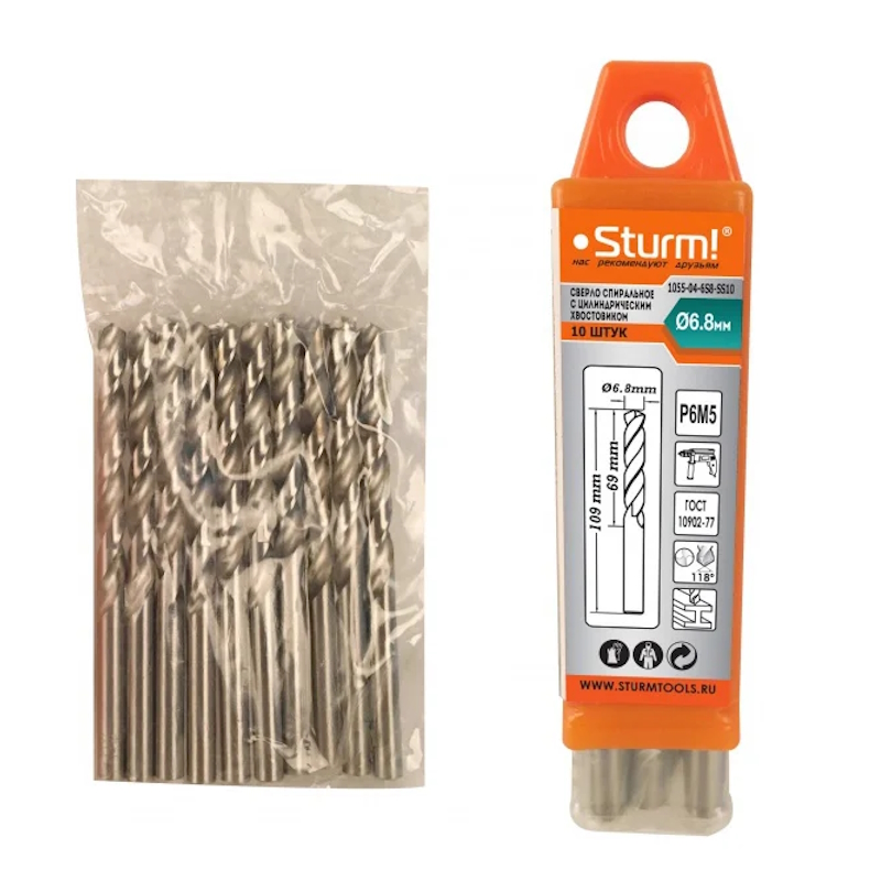 Сверло по металлу Sturm 1055-04-6S8-SS10  в Иваново