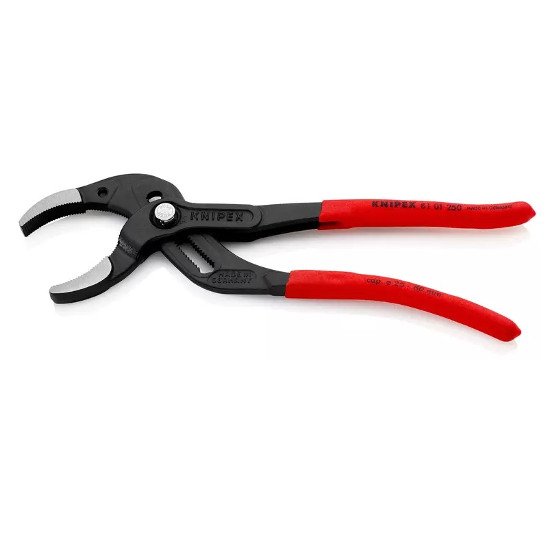 Клещи переставные трубные Knipex KN-8101250, зев 25-80 мм, длина 250 мм, фосфатированные в Иваново
