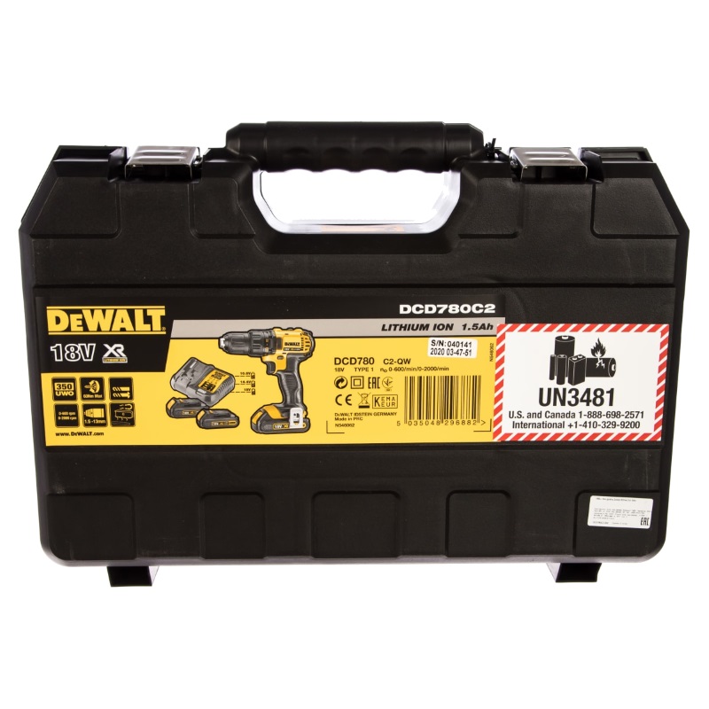 Аккумуляторная дрель-шуруповерт DeWalt DCD780C2 в Костроме