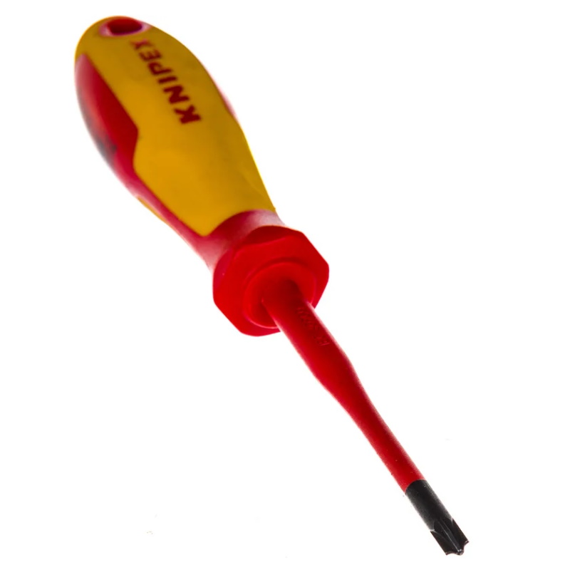 Отвёртка Knipex KN-982501SLS VDE PlusMinus Pozidriv PZ/S 1 x 80 мм, с узким концом, длина 187 мм, диэлектрическая в Переславле