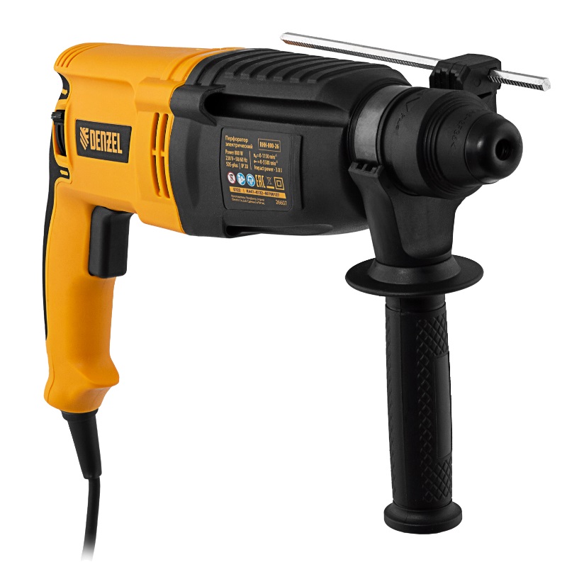 Перфоратор Denzel RHH-800-26 26607 в кейсе, с защитной муфтой в Ярославле