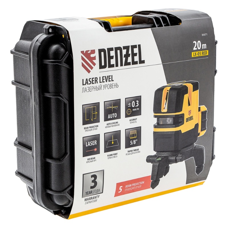 Лазерный уровень Denzel LX 05 Red 35071 в Угличе