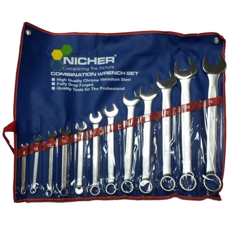 Ключи комбинированные Nicher® 27-420MA-S12C-NR (набор 12 шт.)  в Угличе