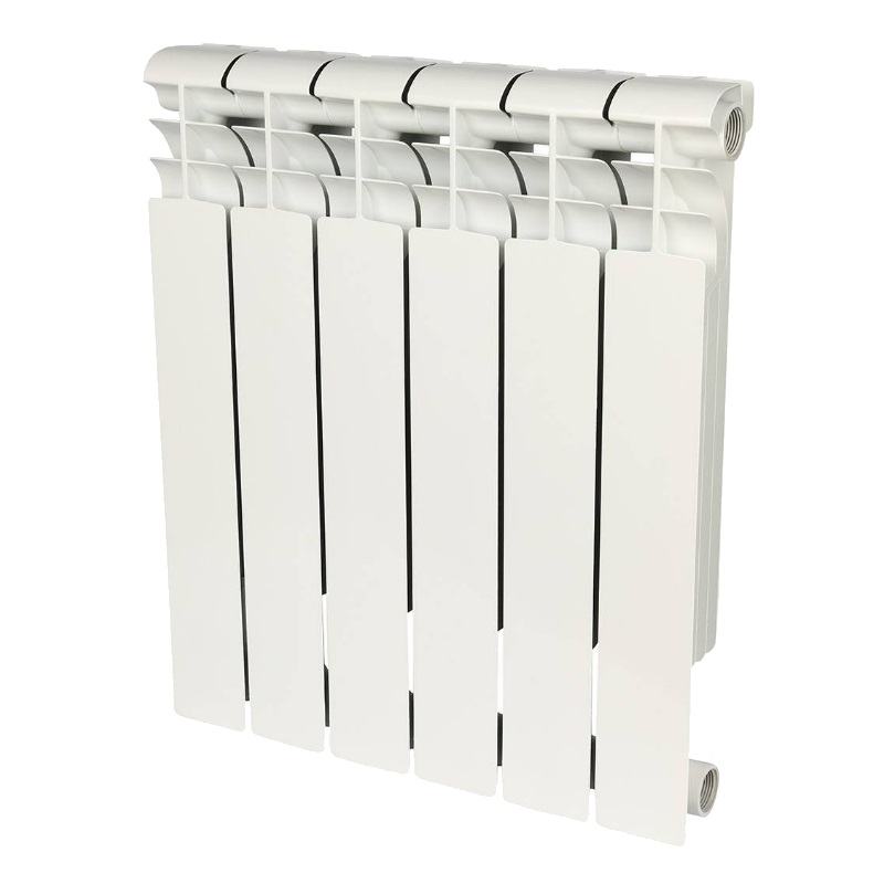 Радиатор биметаллический Rommer Profi BM 500 BI500-80-80-150 RBM-1210-050006, 6 секций (RAL9016)