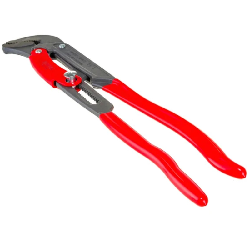 Ключ трубный Knipex KN-8361020, 2", S-образные губки, с быстрой регулировкой, зев 70 мм, длина 560 мм, серый во Владимире