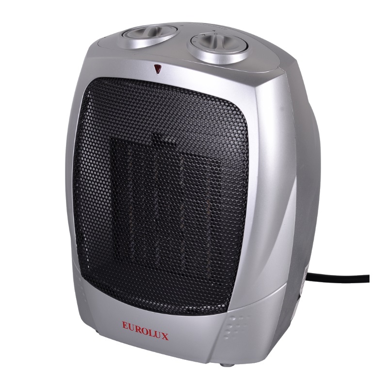 Керамический тепловентилятор Eurolux ТВК-EU-1 67/2/6, 4606059034384, с обдувом (электропитание 220 В, мощность 2000 вт, напольный)