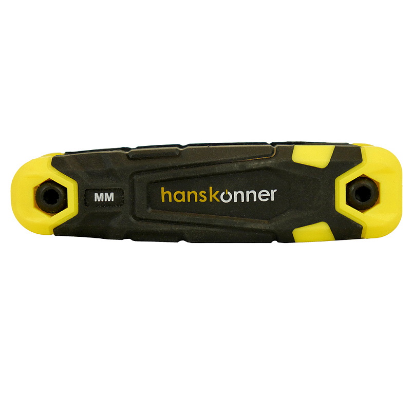 Набор шестигранных ключей Hanskonner HK1045-04-8H, 1,5-8 мм, 8 шт, S2, складные в Костроме