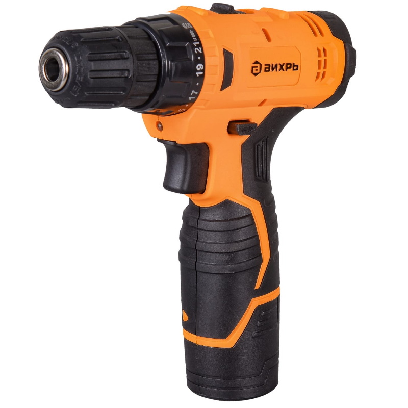 Аккумуляторная дрель-шуруповерт Вихрь ДА-12Л-2КА 72/14/26