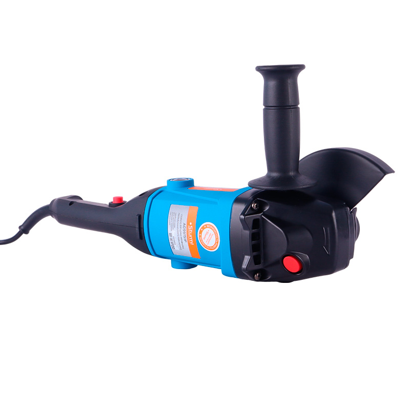 Угловая шлифмашина Sturm AG95151P (диаметр диска 150 мм, 7500 оборотов/мин, вес 3.4 кг, набор комплектующих)