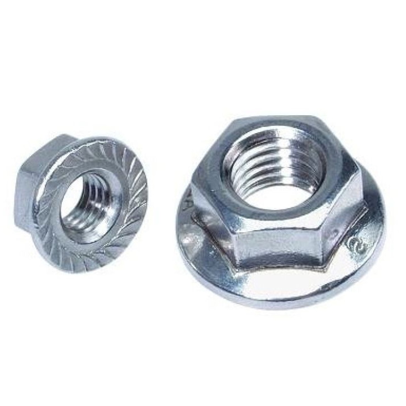 Гайка Starfix SMZ1-66041-10 М6 с фланцем цинк DIN 6923 10 шт в зип-локе 39₽