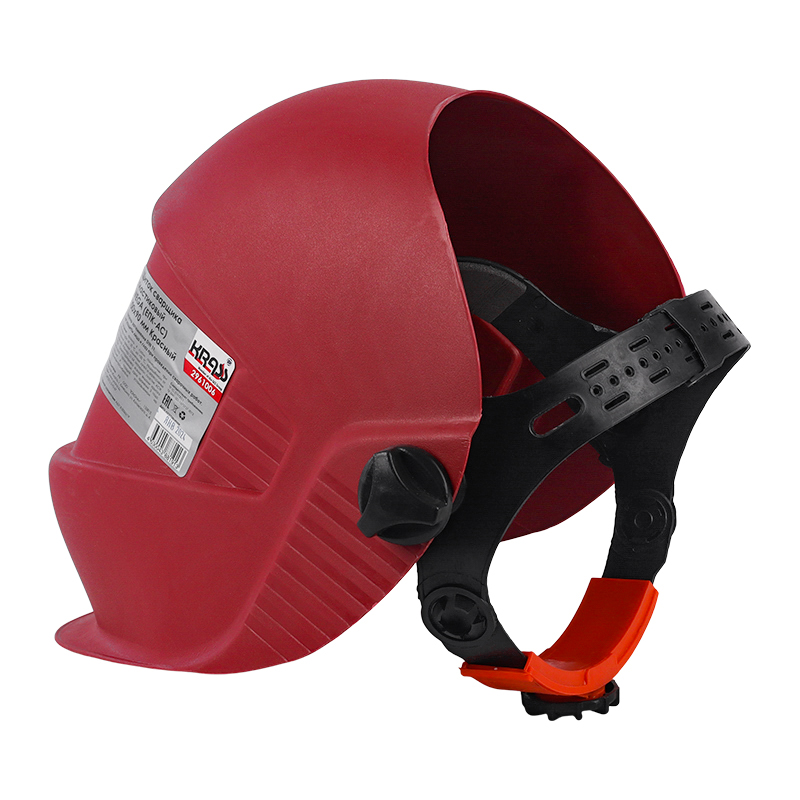 Щиток сварщика Krass Wega (ЕПК-АС) 2961006 (пластиковый, 110х90 мм, красный)