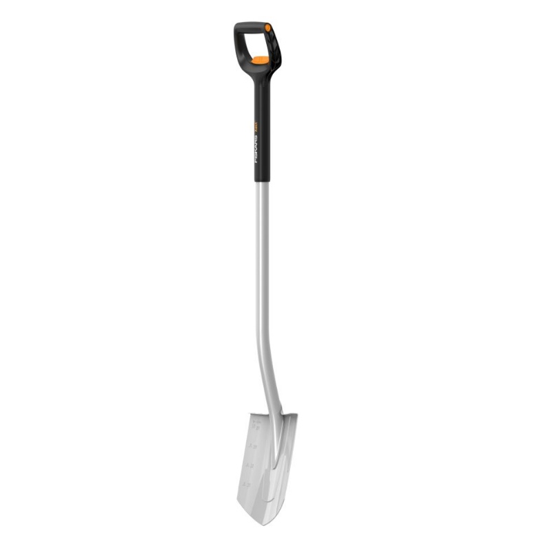 Лопата штыковая телескопическая закругленная Fiskars Xact 1066732