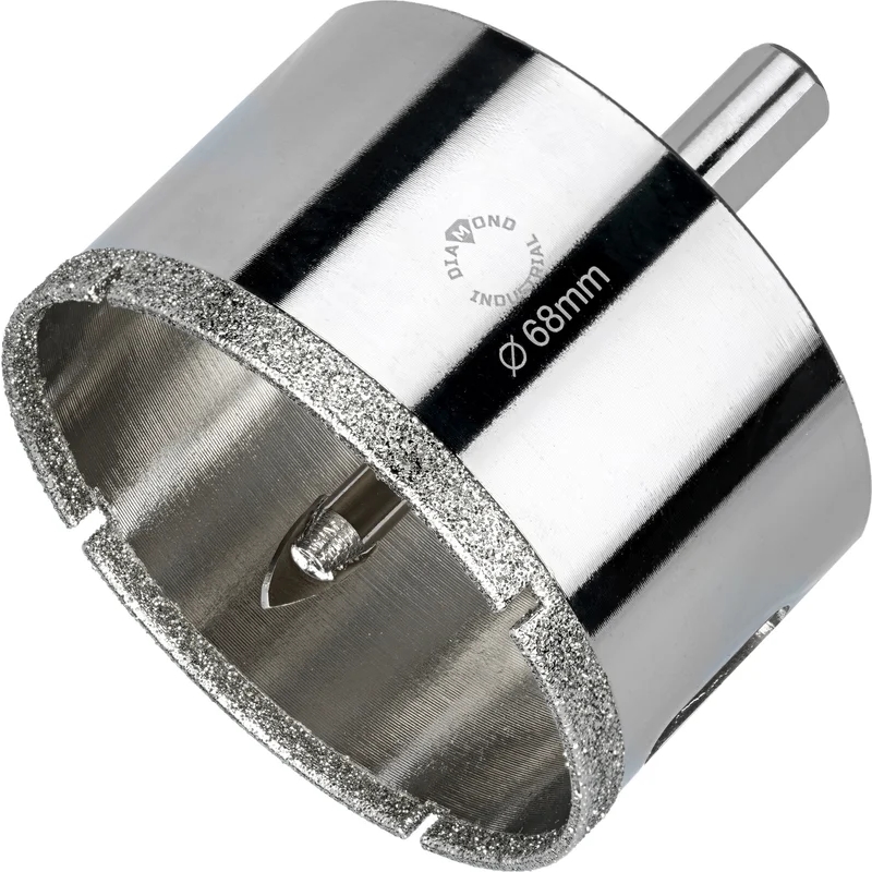 Алмазная коронка с центрирующим сверлом по керамограниту Diamond Industrial DIDCSC068, 68 мм в Рыбинске