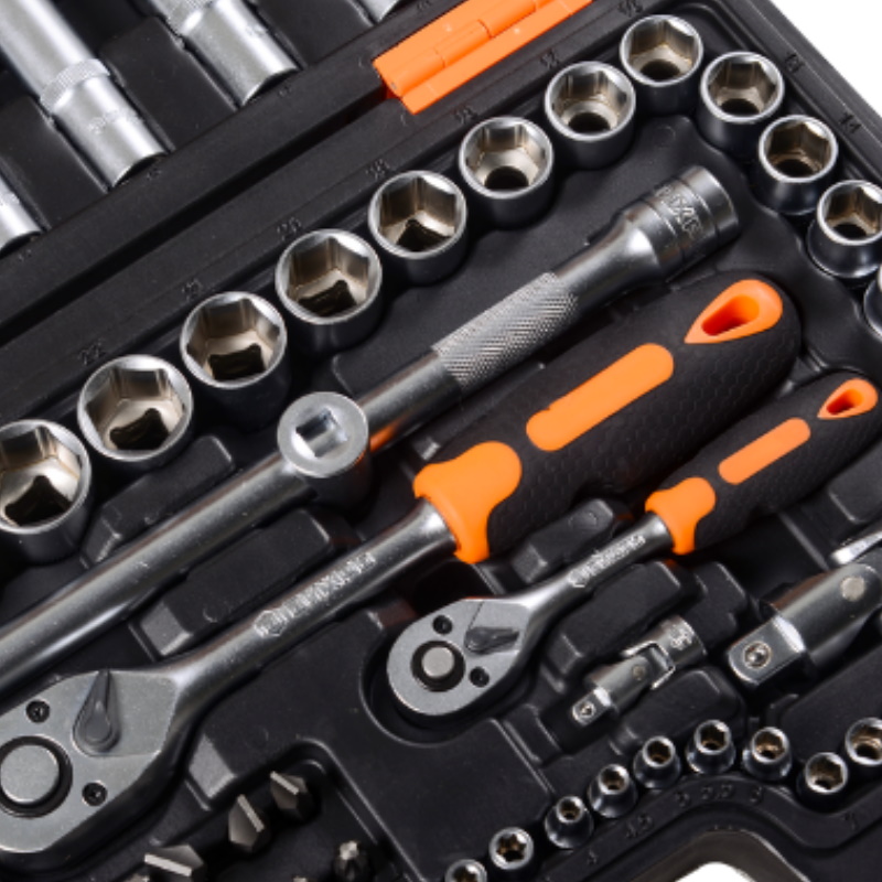 Набор инструментов Вихрь 73/6/7/8, 1/2", 1/4", CrV, в кейсе 108 предметов