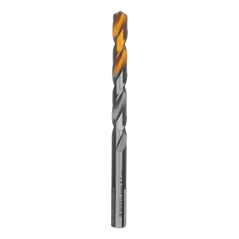 Сверло спиральное по металлу Denzel Golden Tip 718240, 8,5 x 117мм, Р6М5 в Костроме