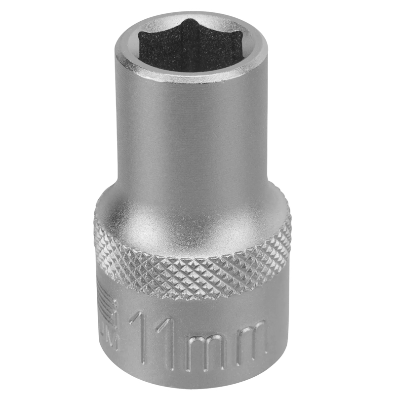 Головка торцевая Stels 13822, 11 мм, 6-гранная, CrV, под квадрат 1/2" в Угличе