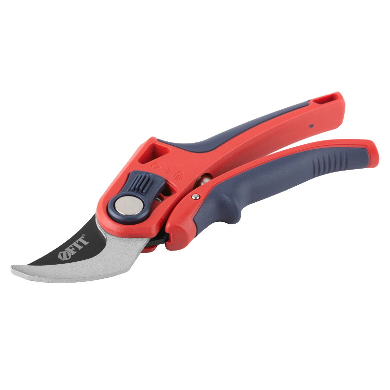 Секатор Fit Профи 77090, режущие кромки внахлест, регулировка раскрытия