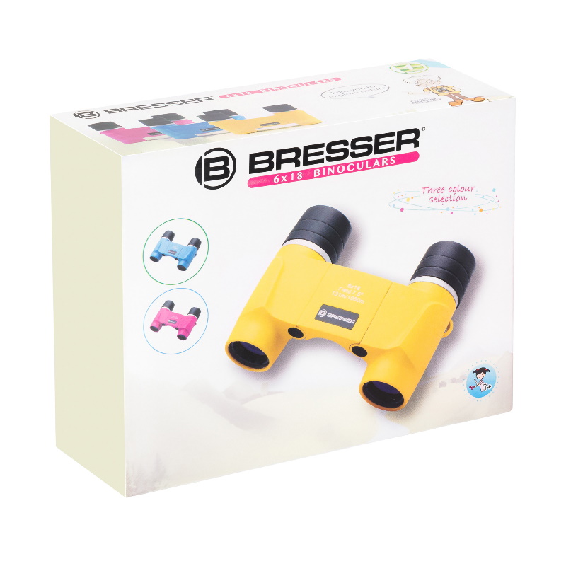 Бинокль детский Bresser Junior 82054, 6x18 FF розовый во Владимире