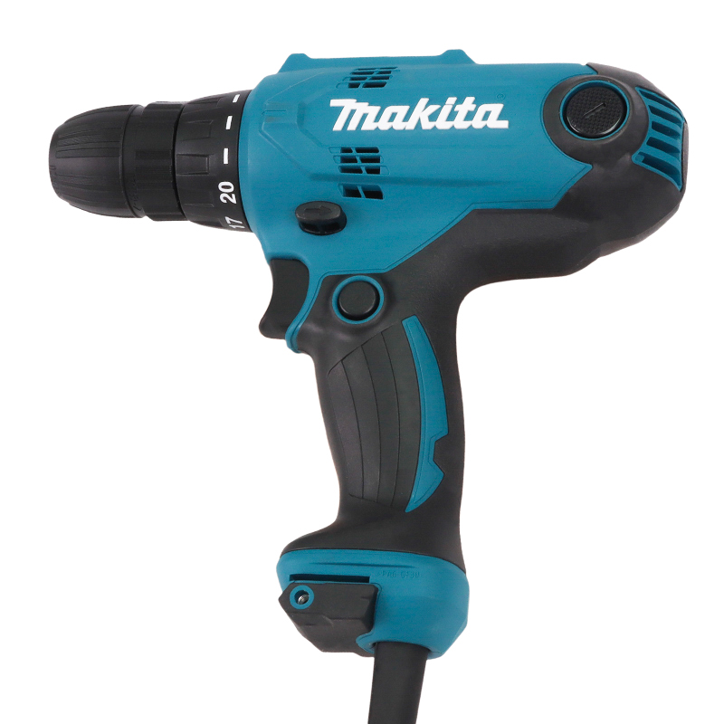 Сетевая дрель-шуруповерт Makita DF0300 (вес 1,2 кг, мощность 320 Вт, кабель 2,5 м)