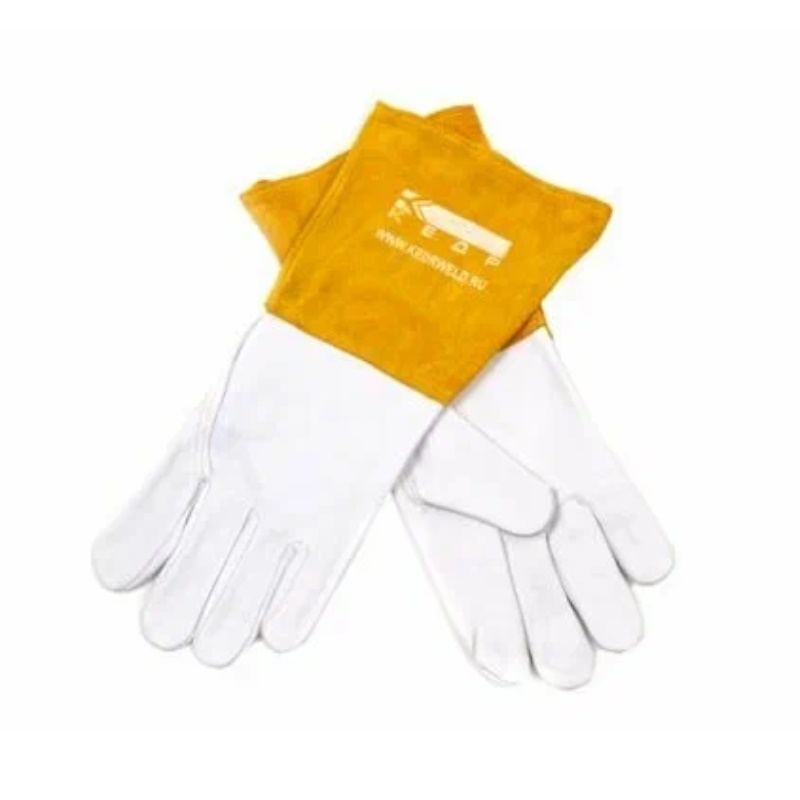 Перчатки сварочные Кедр КС-17 ПРОФИ TIG L бело-бежевые пара 1250₽