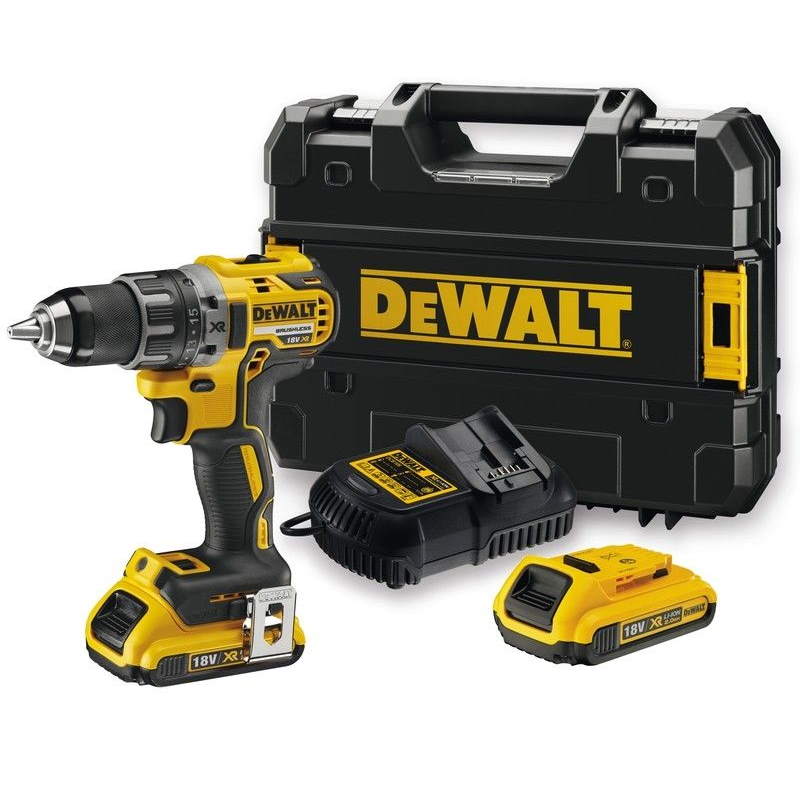 Дрель-шуруповерт аккумуляторная DeWalt DCD 791 D2 (70 Нм, 18 В, 2 АКБ 2 Ач, ЗУ, кейс) в Александрове