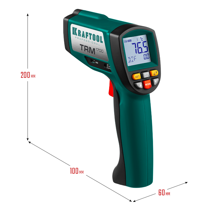 Пирометр Kraftool TRM-1700 45701-1650, -30°,+1650°C в Туле