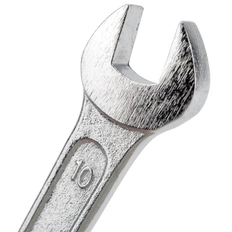 Ключ гаечный рожковый двусторонний Hortz 7811-0003 102216, 8х10 мм, хромирование  в Угличе